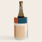 Modern Geometric Abstract Mid-Century Artwork Wine Chiller Gallery Image 2