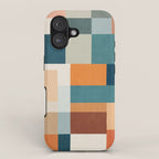 Modern Geometric Abstract Mid-Century Artwork iPhone Case Gallery Image 1