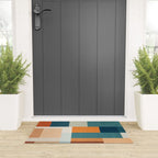 Modern Geometric Abstract Mid-Century Artwork Welcome Mat Gallery Image 3
