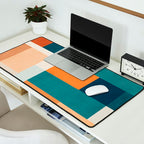 Modern Geometric Abstract Mid-Century Artwork Desk Mat Gallery Image 2