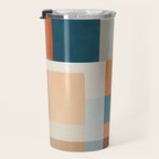 Modern Geometric Abstract Mid-Century Artwork Travel Mug Gallery Image 3