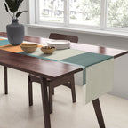 Modern Geometric Abstract Mid-Century Artwork Table Runner Gallery Image 2