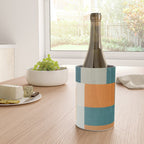 Modern Geometric Abstract Mid-Century Artwork Wine Chiller Gallery Image 4