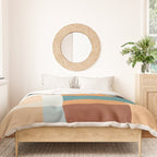 Modern Geometric Abstract Mid-Century Artwork Duvet Cover Gallery Image 3