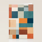 Modern Geometric Abstract Mid-Century Artwork Stationery Card Gallery Image 2