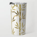 Bamboo Stems - Gold Palette Travel Mug Gallery Image 3