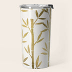 Bamboo Stems - Gold Palette Travel Mug Gallery Image 2