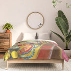 Henri Matisse Interior with Flowers & Parakeets II Comforter Gallery Image 3