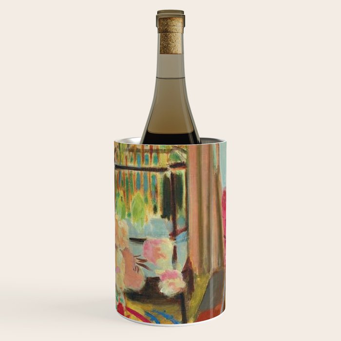 Henri Matisse Interior with Flowers & Parakeets II Wine Chiller Gallery Image 1
