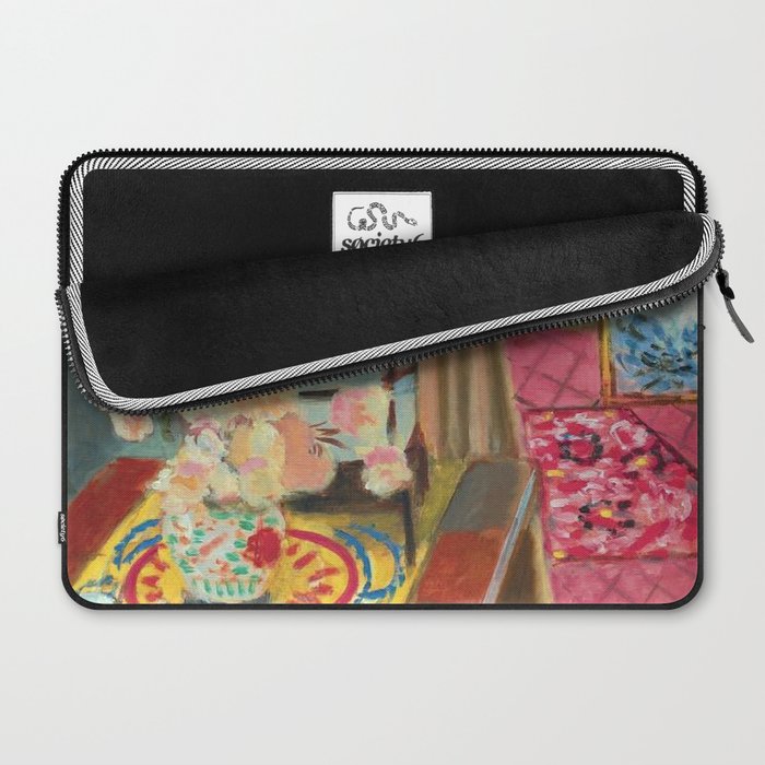 Henri Matisse Interior with Flowers & Parakeets II Laptop Sleeve Gallery Image 2
