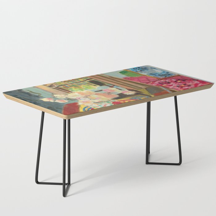 Henri Matisse Interior with Flowers & Parakeets II Coffee Table Gallery Image 1