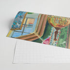 Henri Matisse Interior with Flowers & Parakeets II Wrapping Paper Gallery Image 2