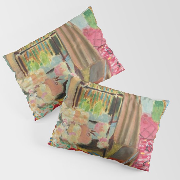 Henri Matisse Interior with Flowers & Parakeets II Pillow Sham Gallery Image 1