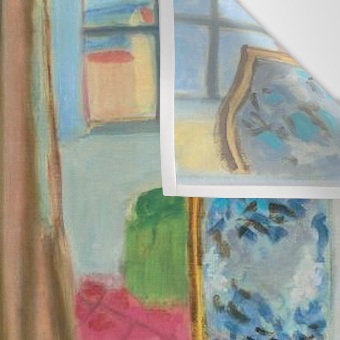 Henri Matisse Interior with Flowers & Parakeets II Wall Tapestry Gallery Image 3
