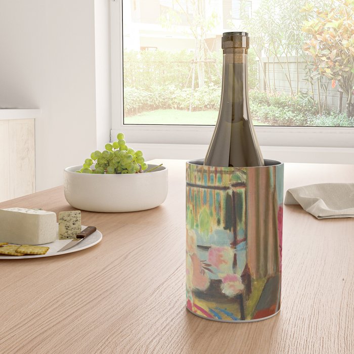 Henri Matisse Interior with Flowers & Parakeets II Wine Chiller Gallery Image 4