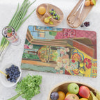 Henri Matisse Interior with Flowers & Parakeets II Cutting Board Gallery Image 2