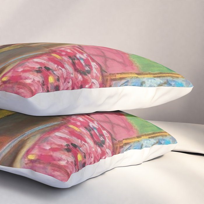 Henri Matisse Interior with Flowers & Parakeets II Pillow Sham Gallery Image 3