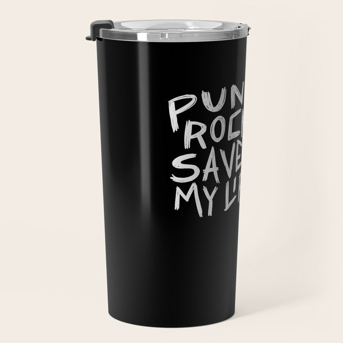 Punk Rock Saved My Life Travel Mug Gallery Image 3