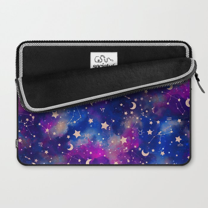 Zodiac - Watercolor Dark Laptop Sleeve Gallery Image 2