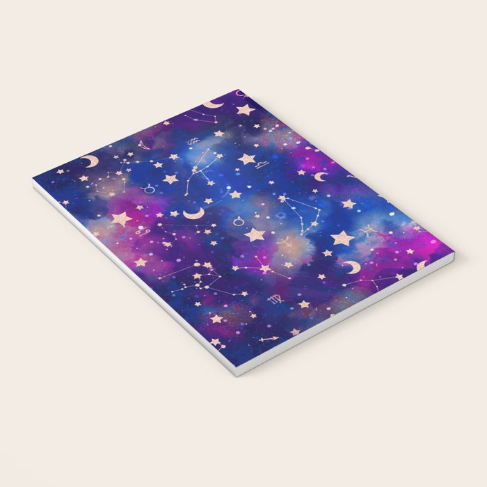 Zodiac - Watercolor Dark Notebook Gallery Image 3