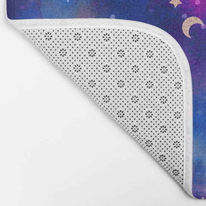 Zodiac - Watercolor Dark Bath Mat Gallery Image 2