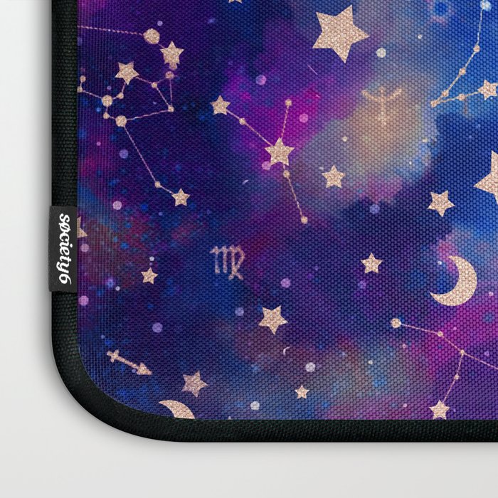 Zodiac - Watercolor Dark Laptop Sleeve Gallery Image 3