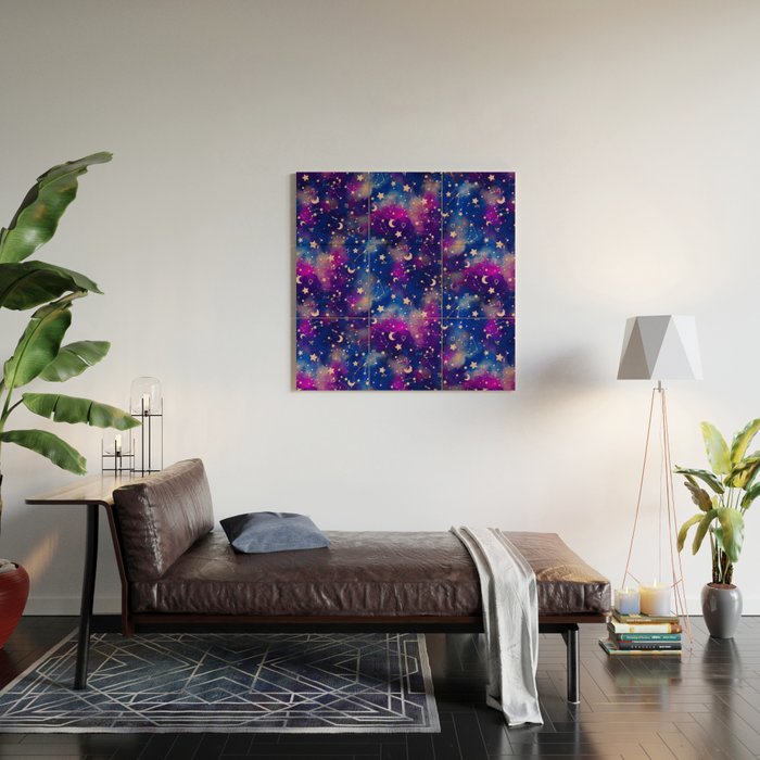 Zodiac - Watercolor Dark Wood Wall Art Gallery Image 2