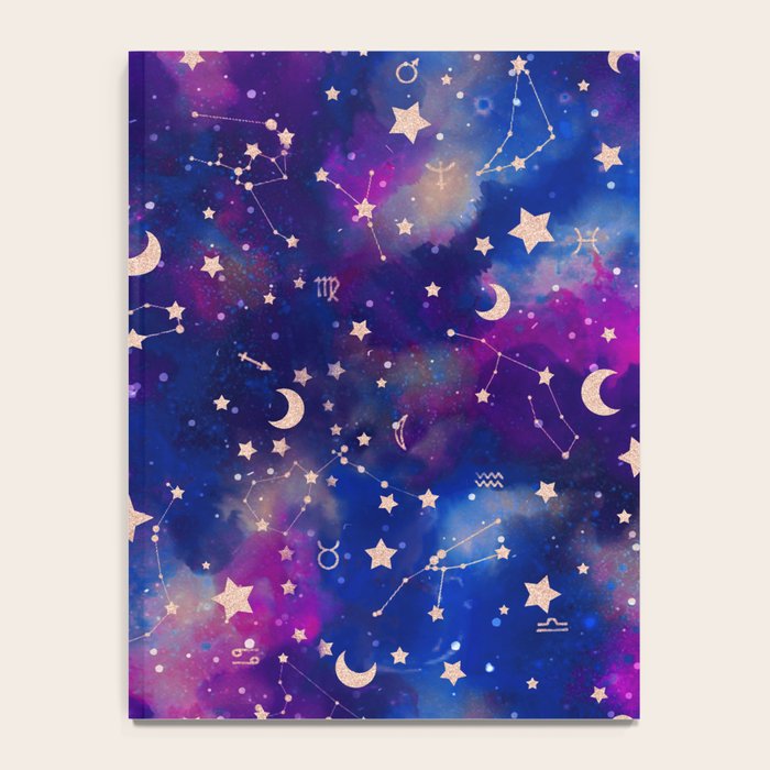 Zodiac - Watercolor Dark Notebook Gallery Image 4