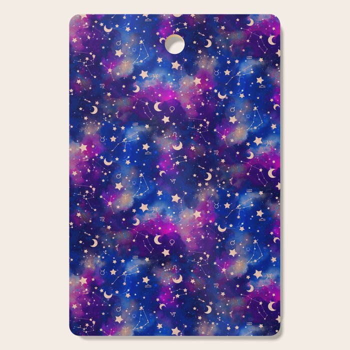 Zodiac - Watercolor Dark Cutting Board Gallery Image 1