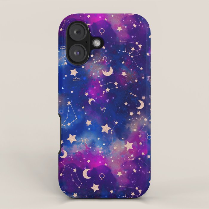 Zodiac - Watercolor Dark iPhone Case Gallery Image 1