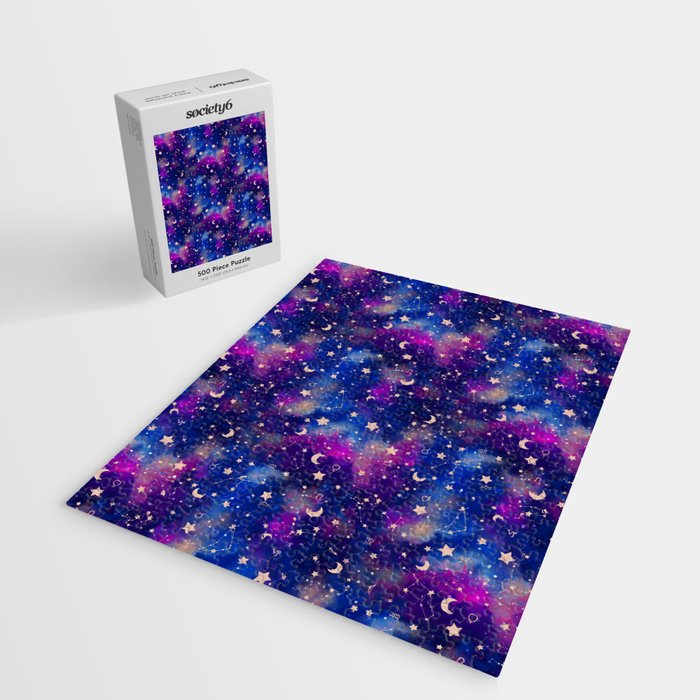 Zodiac - Watercolor Dark Jigsaw Puzzle Gallery Image 2