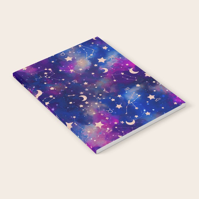 Zodiac - Watercolor Dark Notebook Gallery Image 2