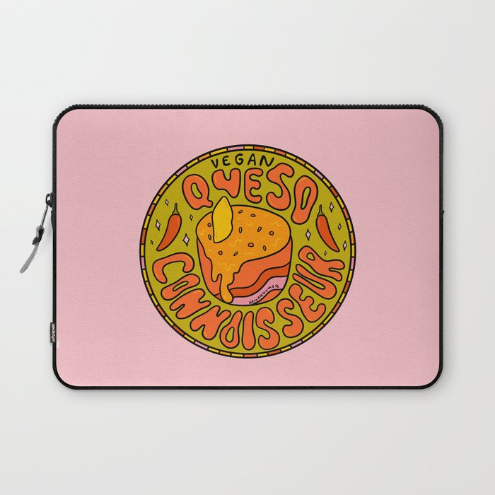 Vegan Queso Connoisseur Laptop Sleeve Gallery Image 1