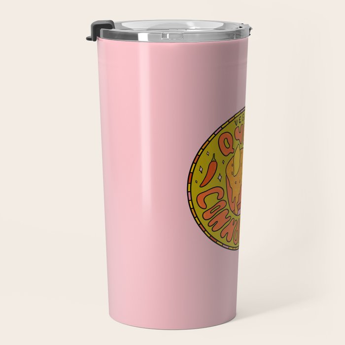 Vegan Queso Connoisseur Travel Mug Gallery Image 3