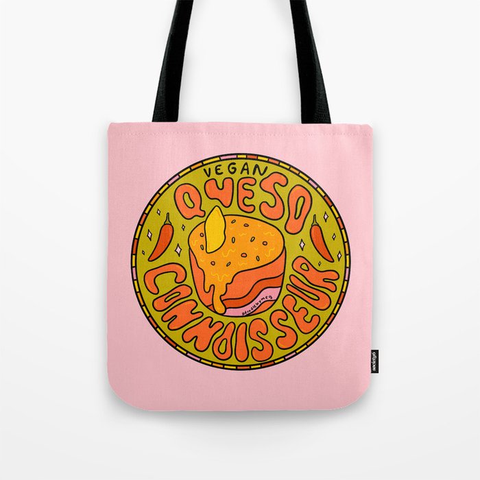 Vegan Queso Connoisseur Tote Bag Gallery Image 1