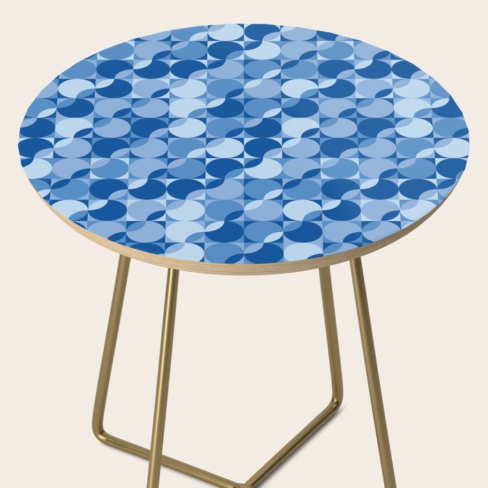 midcentury bold blue pop palette Side Table Gallery Image 2