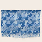 midcentury bold blue pop palette Wall Hanging Gallery Image 1