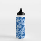 midcentury bold blue pop palette Water Bottle Gallery Image 3
