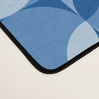 midcentury bold blue pop palette Desk Mat Gallery Image 4