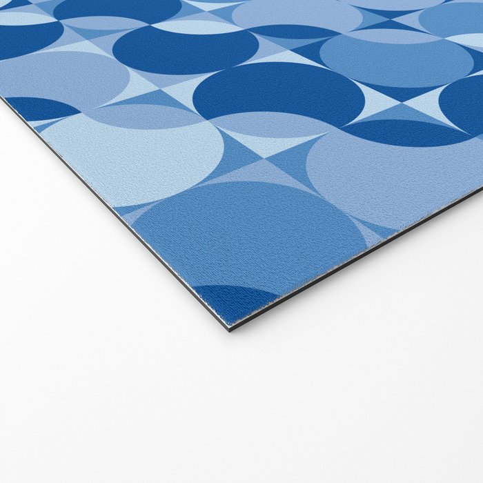 midcentury bold blue pop palette Welcome Mat Gallery Image 2