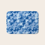 midcentury bold blue pop palette Bath Mat Gallery Image 1