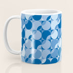 midcentury bold blue pop palette Coffee Mug Gallery Image 3