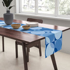 midcentury bold blue pop palette Table Runner Gallery Image 2