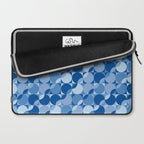 midcentury bold blue pop palette Laptop Sleeve Gallery Image 2