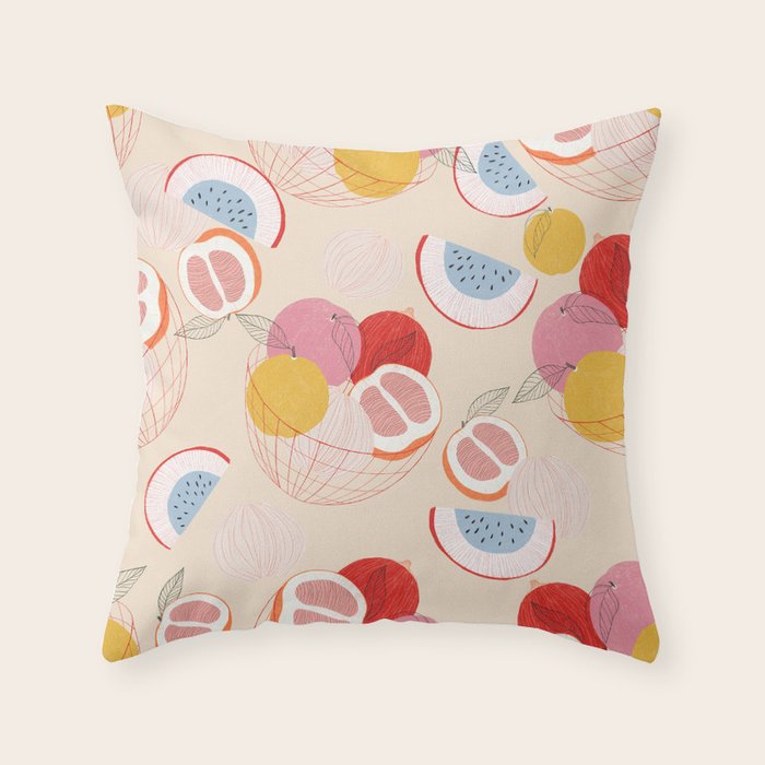Tokyo japan fruit collection I Throw Pillow Gallery Image 6