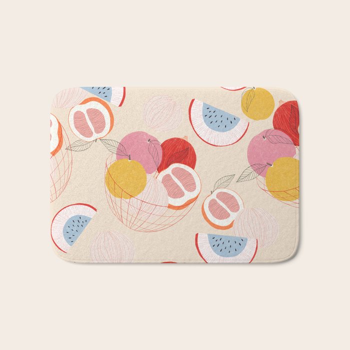 Tokyo japan fruit collection I Bath Mat Gallery Image 1