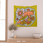 Taurus Dolphin Wall Tapestry Gallery Image 2
