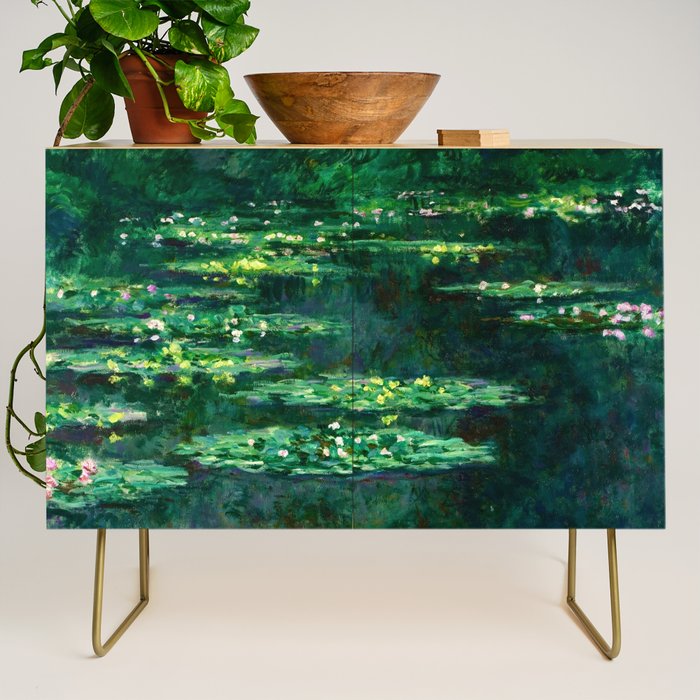Claude Monet "Water Lilies" (14) Credenza Gallery Image 1