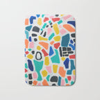 Original Painting by Ejaaz Haniff Acrylic Painting Abstract Art Shapes Pattern Fun Colorful Shapes Bath Mat Gallery Image 1