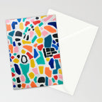 Original Painting by Ejaaz Haniff Acrylic Painting Abstract Art Shapes Pattern Fun Colorful Shapes Stationery Card Gallery Image 2